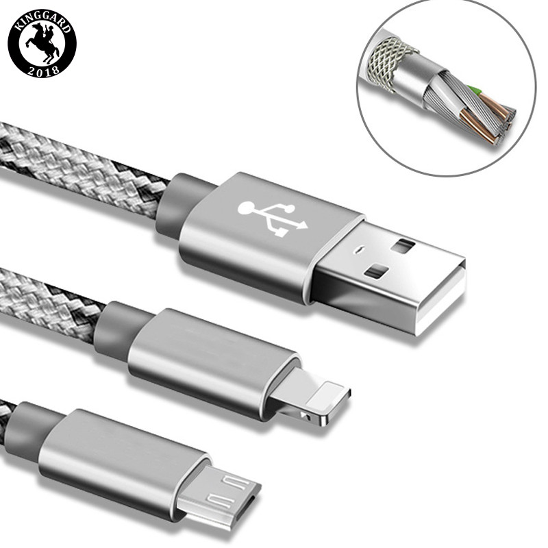 braided charging cable for iphone/android/type-c
