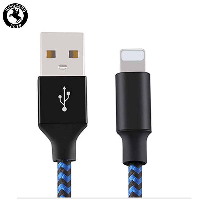 Aamzon hot sell braided cable for iphone
