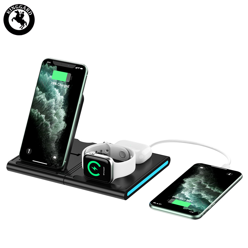 split magnetic 15w wireless charger 4 in 1