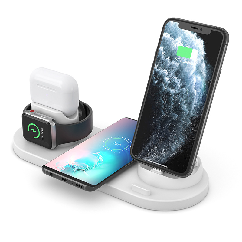 6 in 1 10w wireless phone charger for iphone